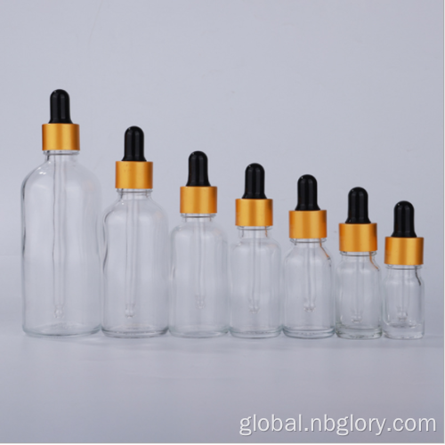 Relaxing Essential Oils Dropper Bottles and1 Long Dropper-Clear Glass Bottles for Essential Oils with Eye Droppers Manufactory